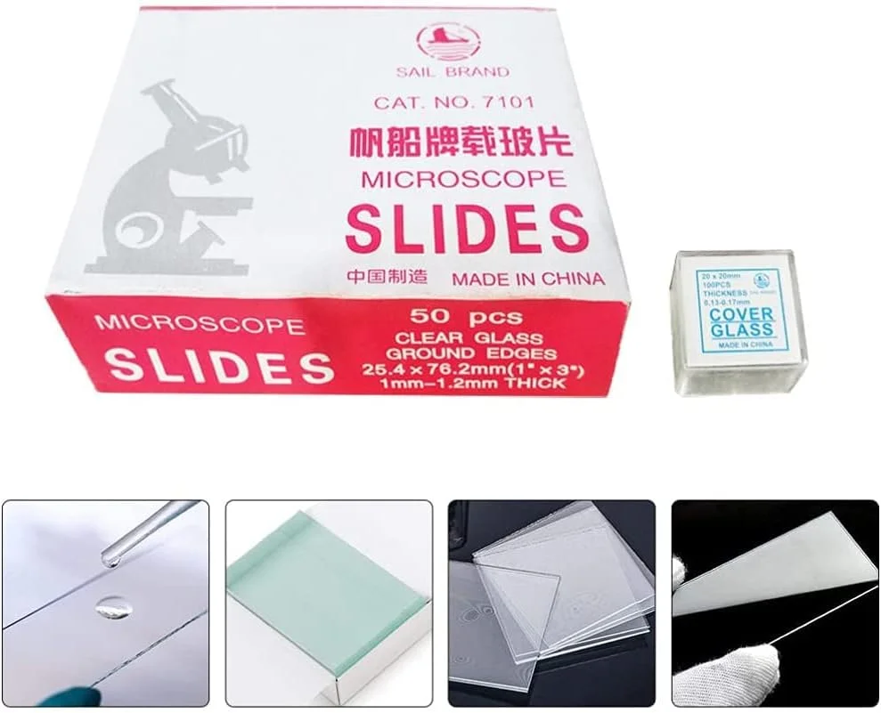 تجهیزات پزشکی کینگ ماریوت: 200 عدد لامل و 100 عدد اسلاید میکروسکوپ برای آموزش و آزمایشگاه زیست شناسی