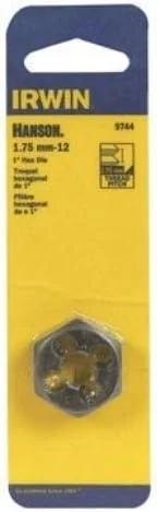 حدیده شش گوش ایروین 1 اینچ تخت 12 میلی متر - 1.75 میلی متر کارتی