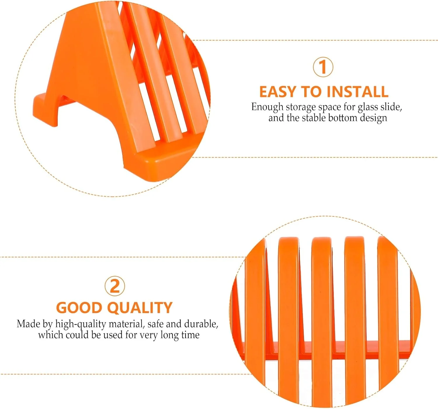 نگهدارنده اسلایدهای نمونه بیولوژیکی iplusmile، قفسه رنگ آمیزی اسلایدهای میکروسکوپ، قفسه نگهداری اسلاید نمونه آزمایشگاهی برای آزمایشگاه زیست شناسی پایه، قفسه تخلیه صفحه شیشه ای نارنجی، 2 عدد نگهدارنده اسلایدهای نمونه بیولوژیکی iplusmile، قفسه رنگ آمیزی اسلایدهای میکروسکوپ، قفسه نگهداری اسلاید نمونه آزمایشگاهی برای آزمایشگاه زیست شناسی پایه، قفسه تخلیه صفحه شیشه ای نارنجی، 2 عدد