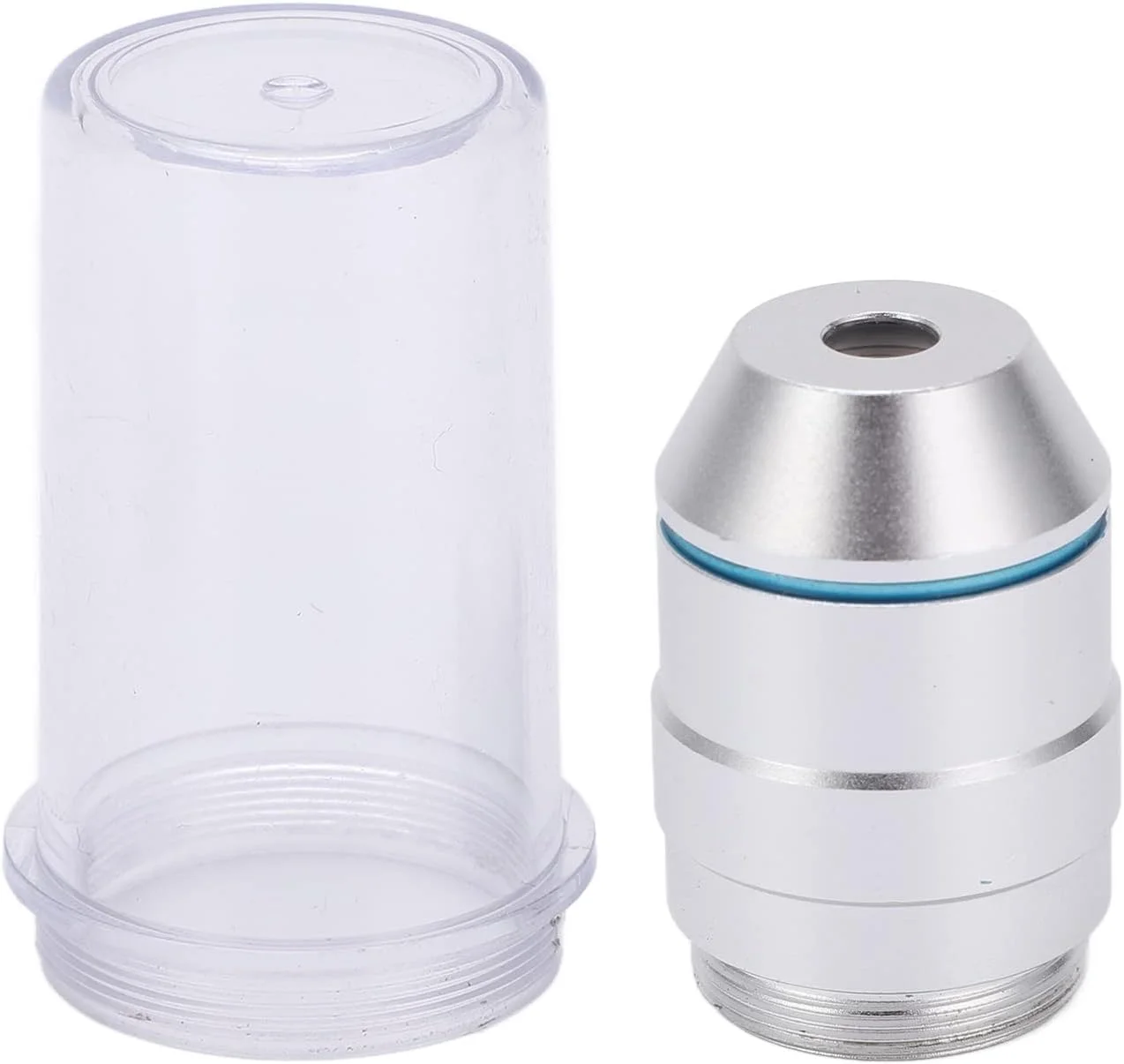 لنز شیئی میکروسکوپ Hilitand، لنز شیئی میکروسکوپ بیولوژیکی 1X، لنز بی نهایت آکروماتیک شیشه ای نوری بی نهایت 195، رزوه جهانی 20.2 میلی متری RMS