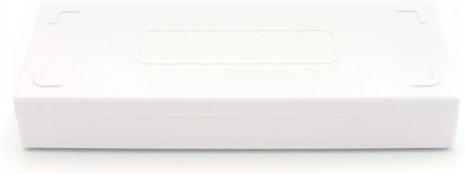 جعبه اسلاید میکروسکوپ 50 خانه ای با روکش چوب پنبه ای سفید Heathrow Scientific HD15996C، طول 21 سانتی متر، عرض 8.6 سانتی متر، ارتفاع 3.2 سانتی متر