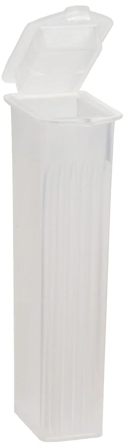 جعبه اسلاید پلاستیکی پلی پروپیلن طبیعی Heathrow Scientific مدل HEA15986 HD15986 با درب انتهایی، 5 جایگاه، طول 43 میلی متر، عرض 24 میلی متر، ارتفاع 88 میلی متر (بسته 25 عددی)