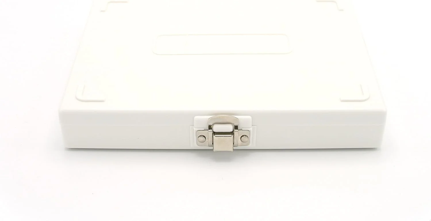 جعبه اسلاید میکروسکوپ Heathrow Scientific HD15994R با فوم سفید، 100 خانه، طول 21 سانتی‌متر، عرض 18 سانتی‌متر، ارتفاع 3.3 سانتی‌متر