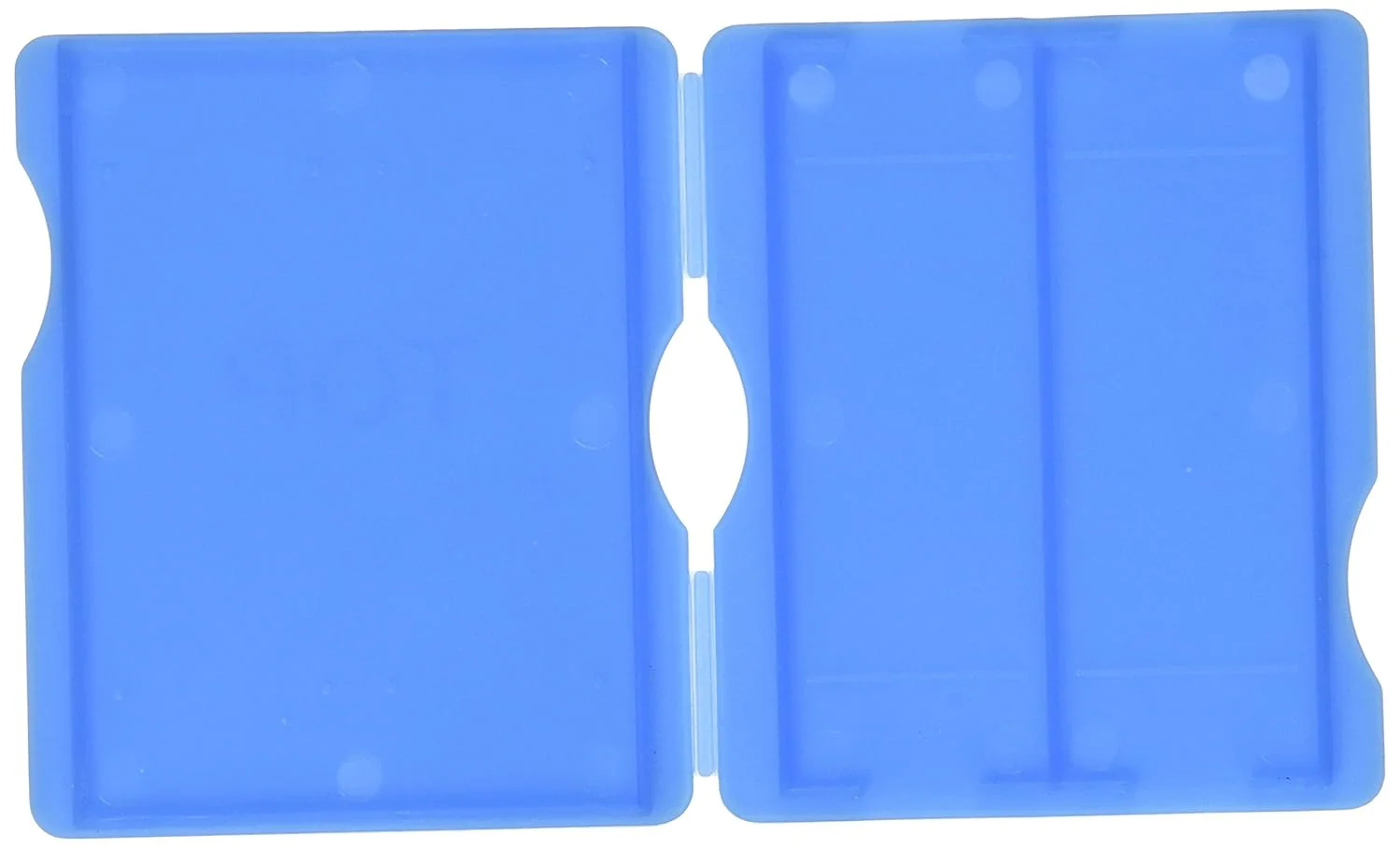 جعبه اسلاید پلاستیکی گلوب ساینتیفیک 513042B پلی پروپیلن برای 2 اسلاید، آبی (جعبه 100 عددی)