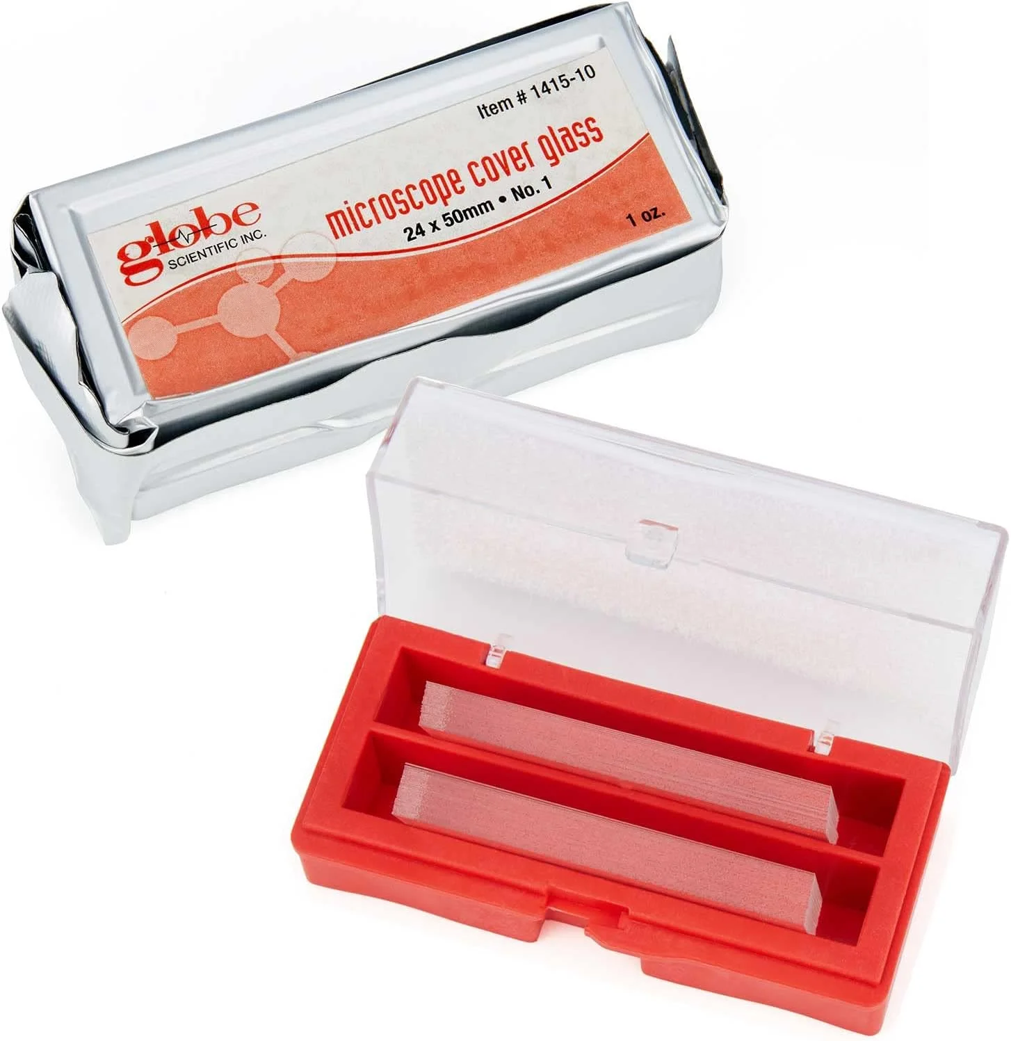 لامل میکروسکوپ Globe Scientific 1415-10، سایز 24x50 میلیمتر، ضخامت شماره 1 (بسته 10 عددی) لامل میکروسکوپ Globe Scientific 1415-10، سایز 24x50 میلیمتر، ضخامت شماره 1 (بسته 10 عددی)