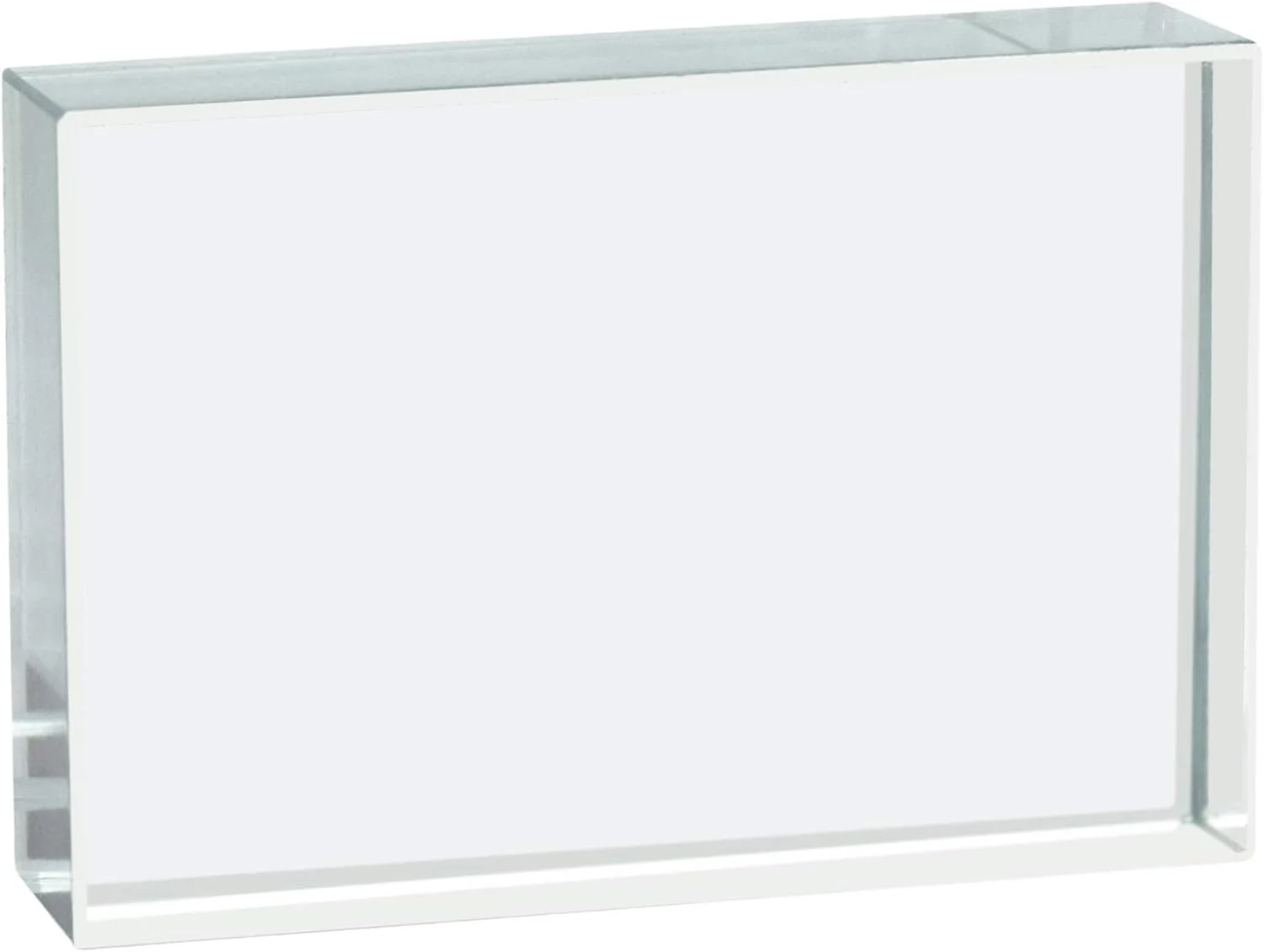 بلوک مستطیلی شیشه ای آزمایشگاهی Eiscolabs، اندازه 75mm X 50mm X 12mm