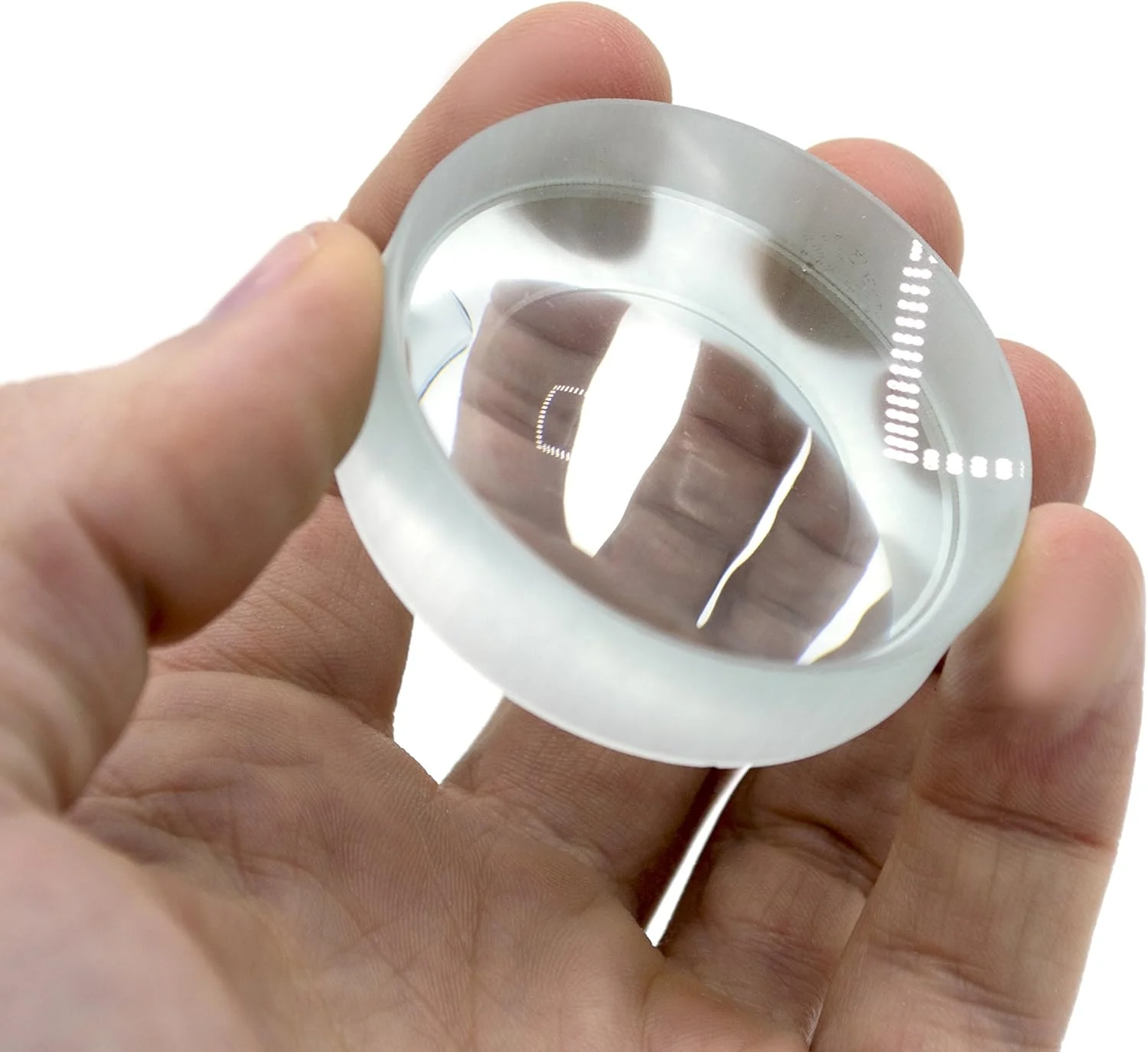 لنز شیشه ای اپتیکال مقعر دو طرفه گرد Eisico - قطر 2 اینچ (50 میلی متر) - فاصله کانونی 50 میلی متر - ضخامت تقریبی 13 میلی متر - مناسب آزمایشگاه ها