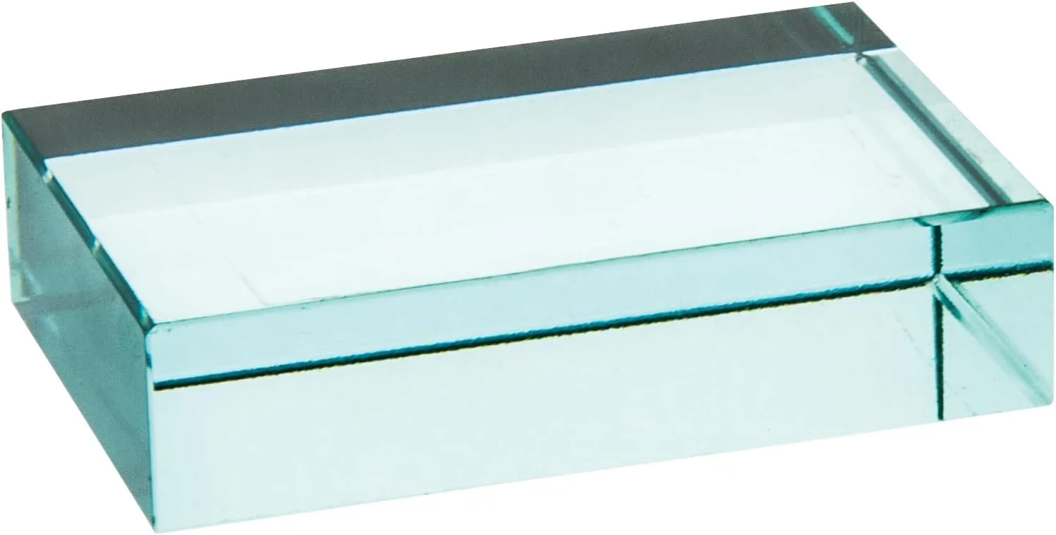 بلوک مستطیلی شیشه ای آزمایشگاهی Eiscolabs، اندازه 75mm X 50mm X 12mm