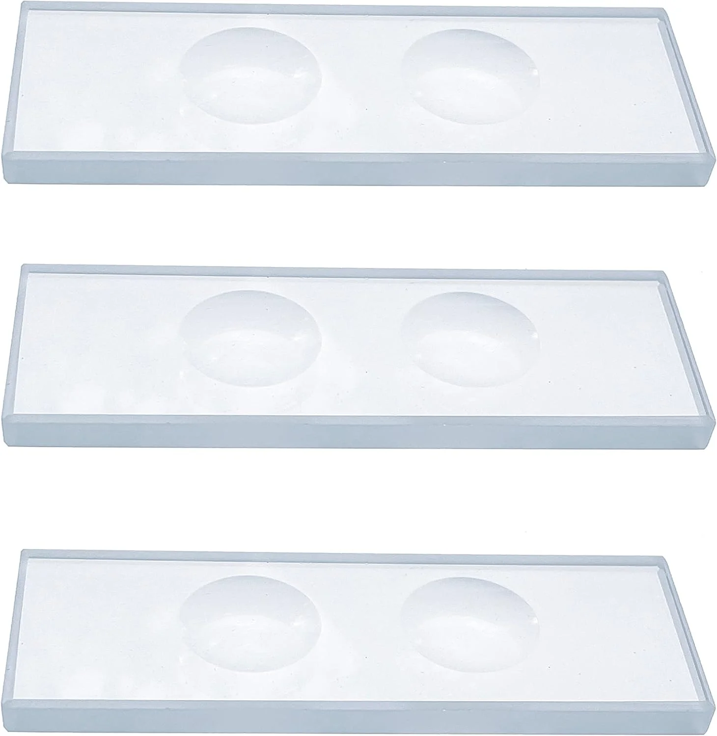 لام شیشه ای میکروسکوپ مقعر دو طرفه MUHWA، ضخامت 5 میلی متر (2 عدد) لام شیشه ای میکروسکوپ مقعر دو طرفه MUHWA، ضخامت 5 میلی متر (2 عدد)