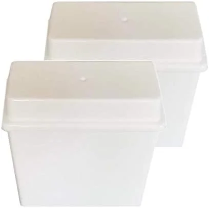 جایگاه و جا شیشه ای اسلاید میکروسکوپ MUHWA سفید، 24 خانه، پلی پروپیلن، بسته 2 عددی جایگاه و جا شیشه ای اسلاید میکروسکوپ MUHWA سفید، 24 خانه، پلی پروپیلن، بسته 2 عددی