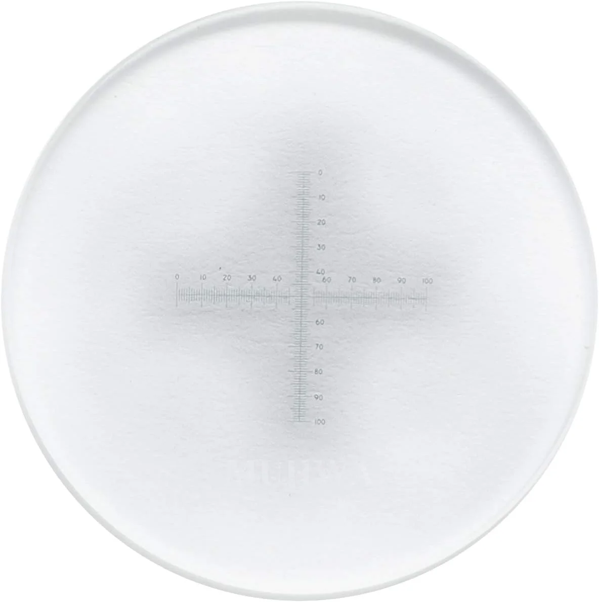 میکرومتر چشمی MUHWA با قطر 24 میلی‌متر و دقت بالای 0.1 میلی‌متر، خط کش کالیبراسیون میکروسکوپ