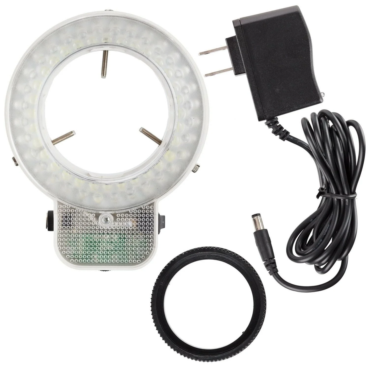 نور حلقوی میکروسکوپ 64 LED مدل LED-64S با دیمر