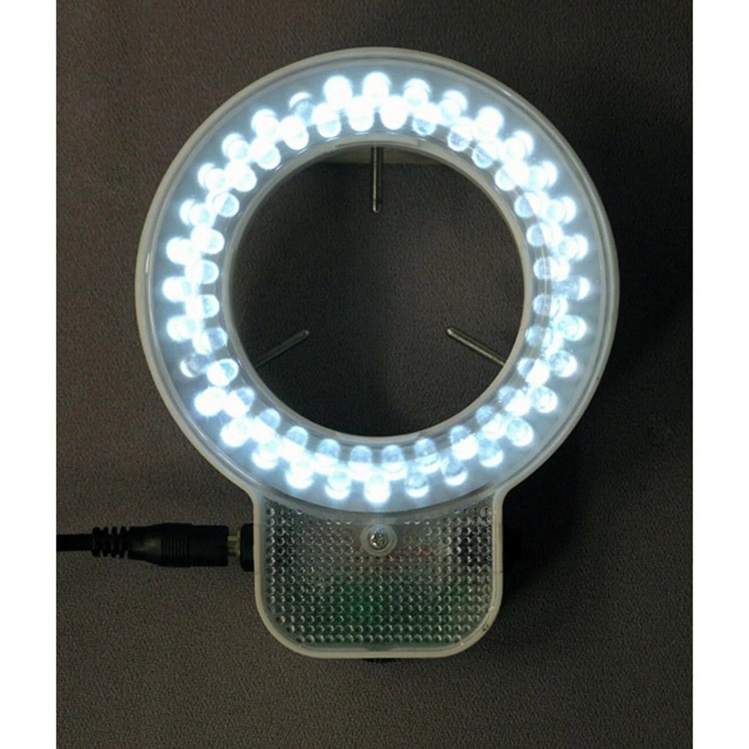 نور حلقوی میکروسکوپ 64 LED مدل LED-64S با دیمر