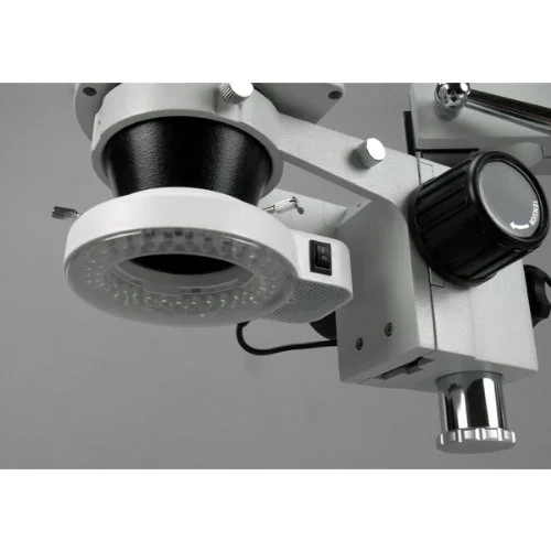 حلقه نوری LED میکروسکوپ AmScope LED-56S با دیمر 56 LED حلقه نوری LED میکروسکوپ AmScope LED-56S با دیمر 56 LED