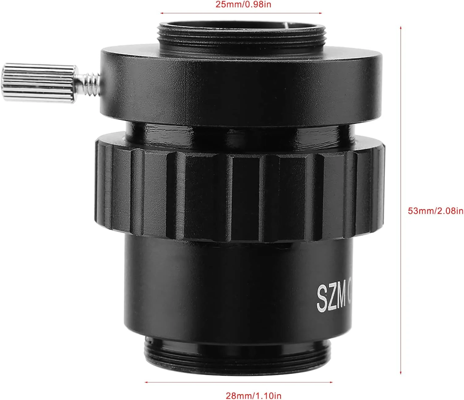 لنز چشمی 0.5X با مانت C و آداپتور 1/2 CTV برای دوربین دیجیتال فیلمبرداری میکروسکوپ استریوسکوپی سه چشمی لنز چشمی 0.5X با مانت C و آداپتور 1/2 CTV برای دوربین دیجیتال فیلمبرداری میکروسکوپ استریوسکوپی سه چشمی