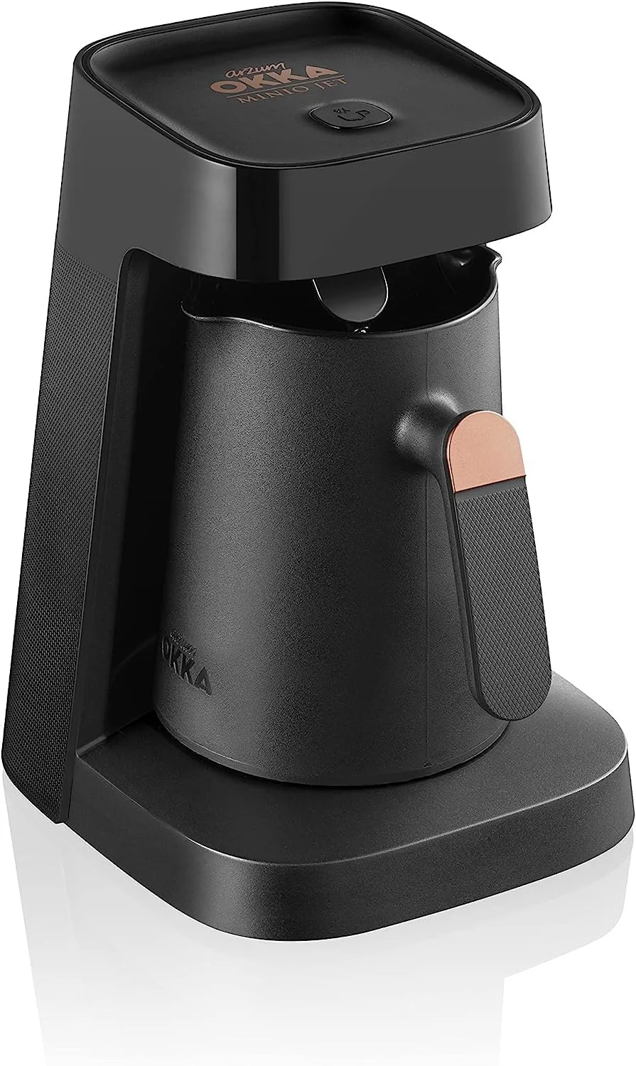 دستگاه قهوه ترک ساز آرزوم اوکا مینیو جت (مسی) OK0017، مشکی/مسی