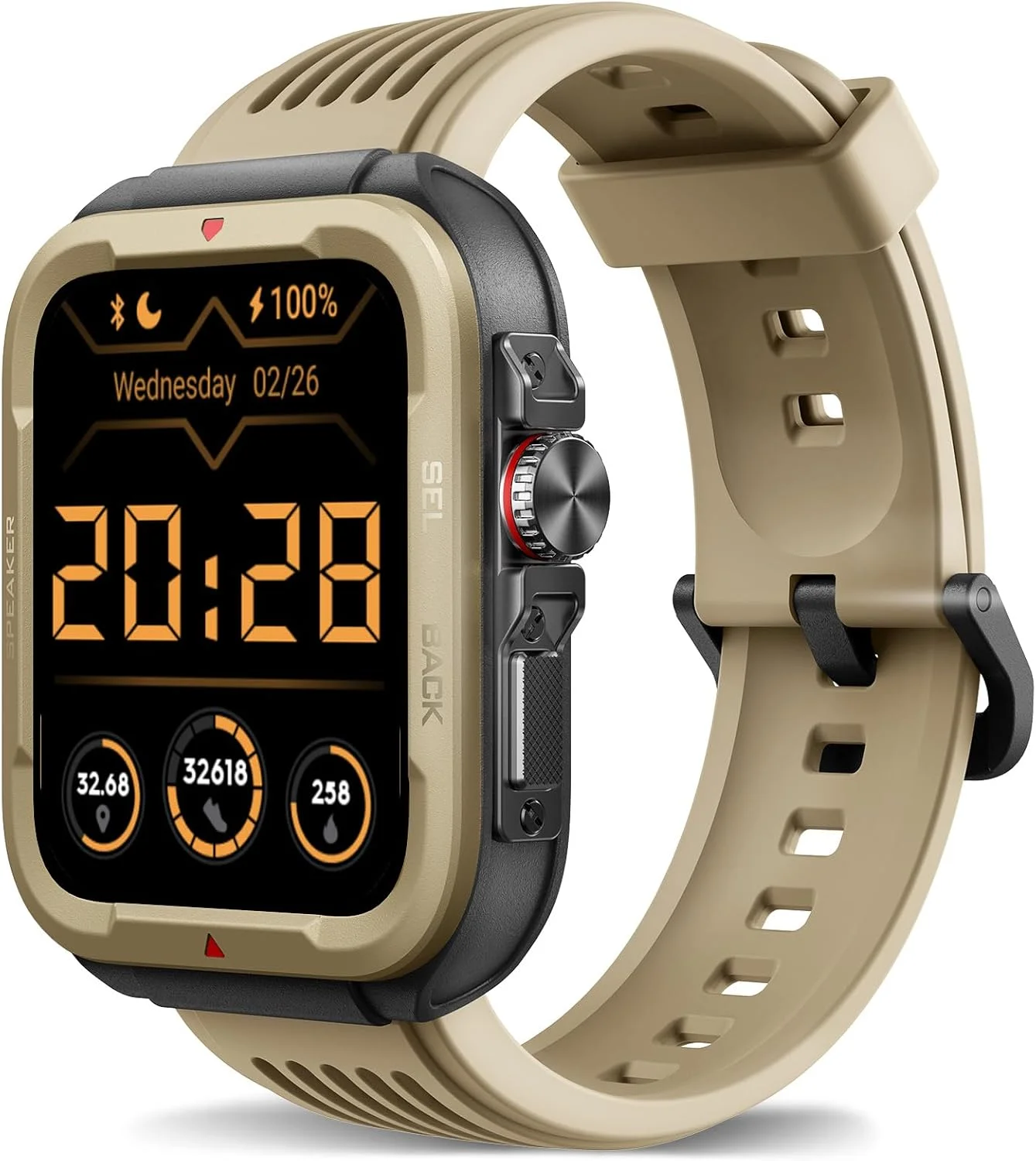 ساعت هوشمند برای آقایان و بانوان (پاسخ/برقراری تماس)، ردیاب تناسب اندام 1.8 اینچی با 100 حالت ورزشی، ضربان قلب، اکسیژن خون، پایش خواب، ساعت هوشمند سازگار با آیفون و اندروید