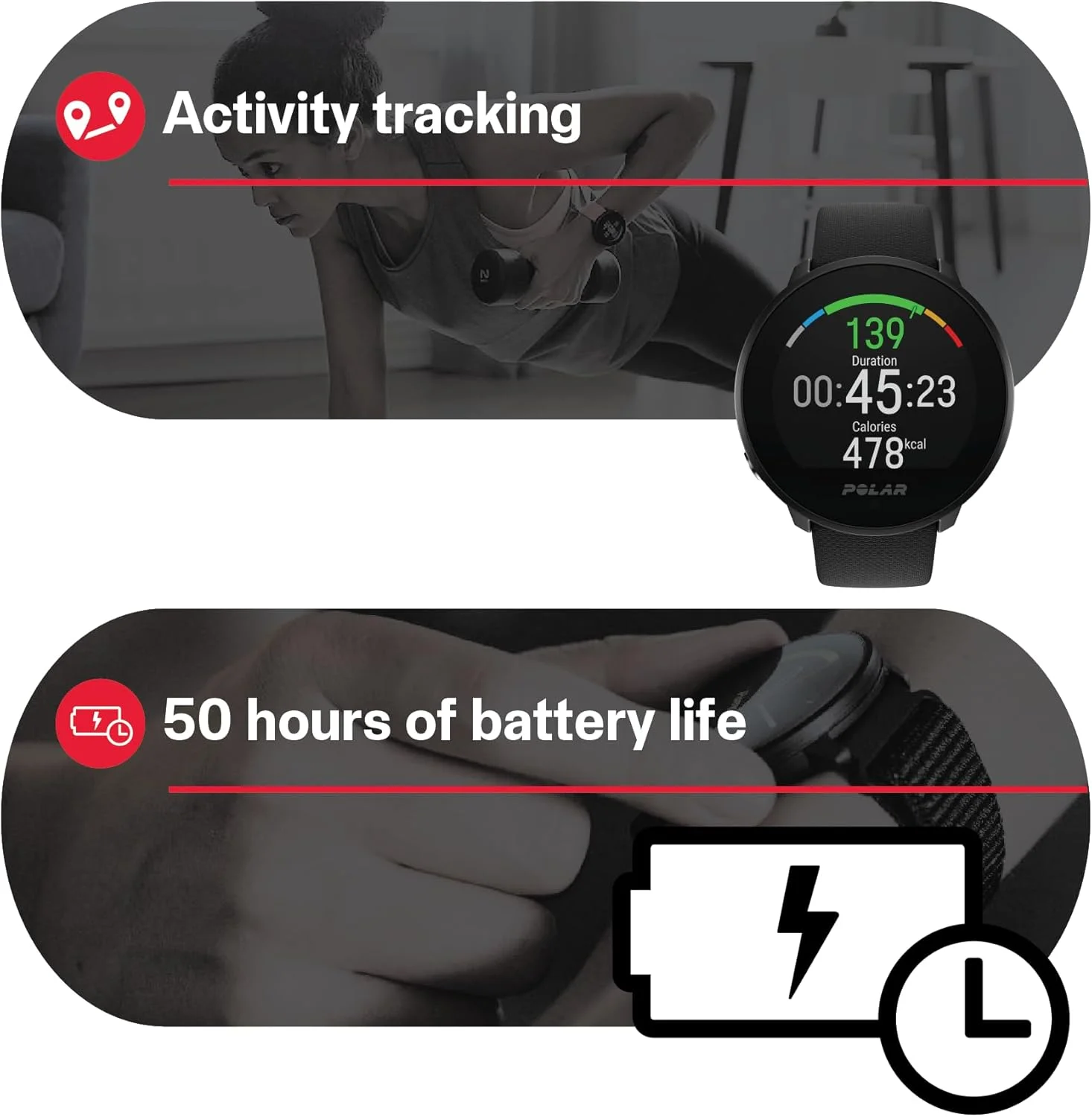 ساعت هوشمند ورزشی ضدآب POLAR Unite (شامل ضربان قلب مچی و ردیابی خواب) ساعت هوشمند ورزشی ضدآب POLAR Unite (شامل ضربان قلب مچی و ردیابی خواب)