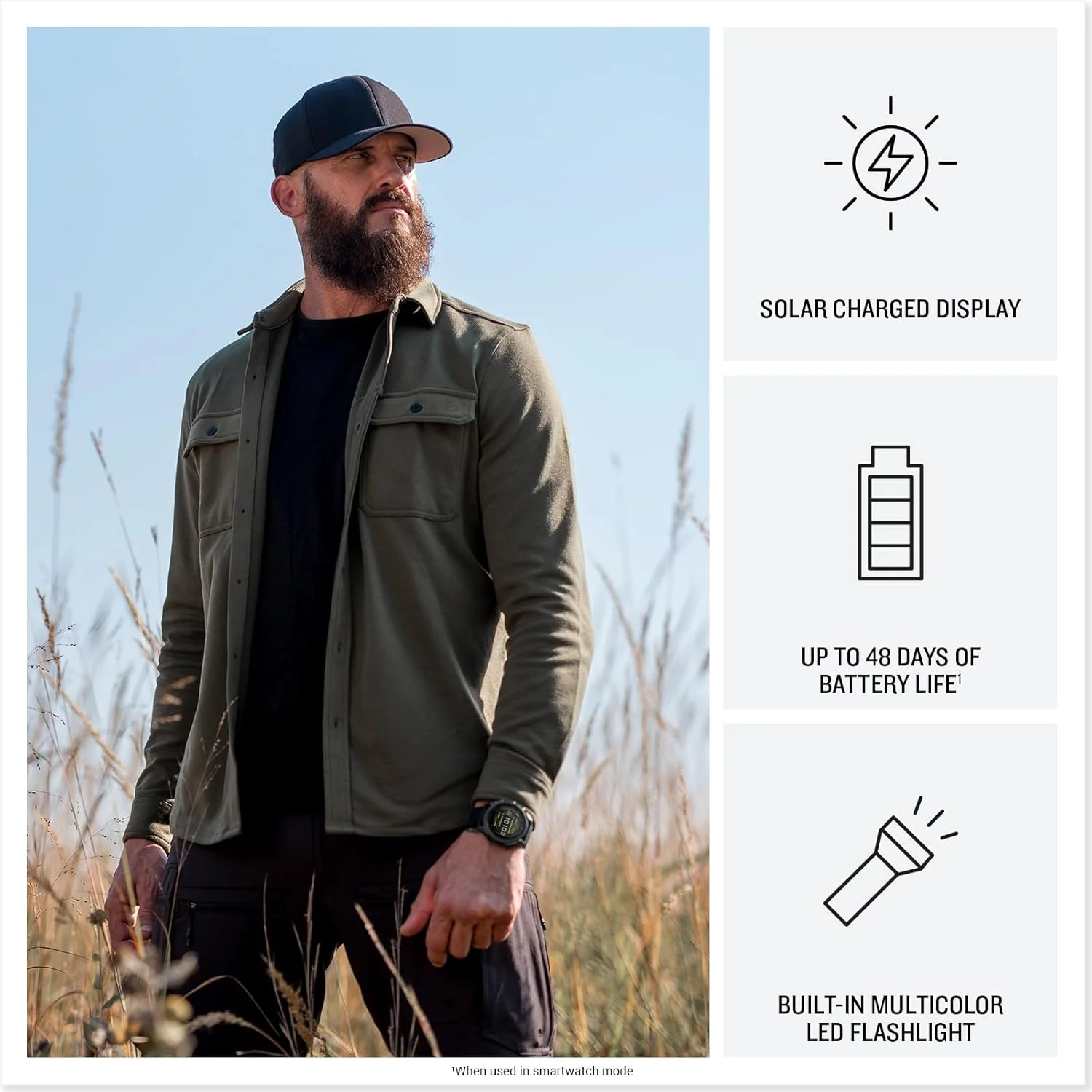 ساعت هوشمند تاکتیکی GPS گارمین tactix® 8 با نمایشگر شارژ خورشیدی 51 میلیمتری و بدنه تیتانیومی ساعت هوشمند تاکتیکی GPS گارمین tactix® 8 با نمایشگر شارژ خورشیدی 51 میلیمتری و بدنه تیتانیومی