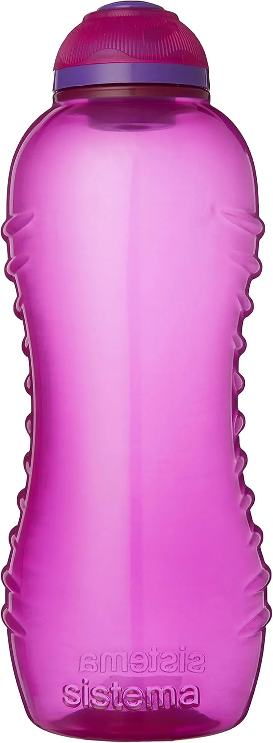 بطری آب Sistema Hydrate Twist 'N' Sip، ۴۶۰ میلی لیتر - صورتی