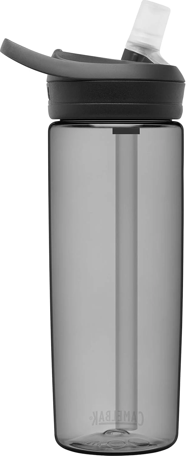 قمقمه آب Camelbak Eddy+ با Tritan Renew - نی دار 20 اونس، ذغالی