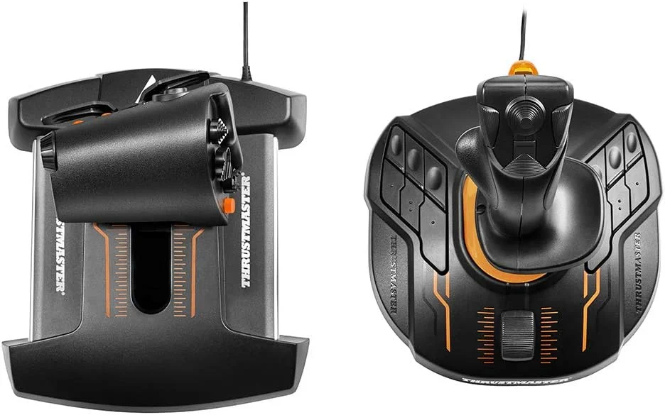 سیستم کنترل پرواز Thrustmaster T16000M FCS Hotas با جوی استیک و دریچه گاز، دارای فناوری H.E.A.R.T HallEffect AccuRate برای کامپیوتر سیستم کنترل پرواز Thrustmaster T16000M FCS Hotas با جوی استیک و دریچه گاز، دارای فناوری H.E.A.R.T HallEffect AccuRate برای کامپیوتر