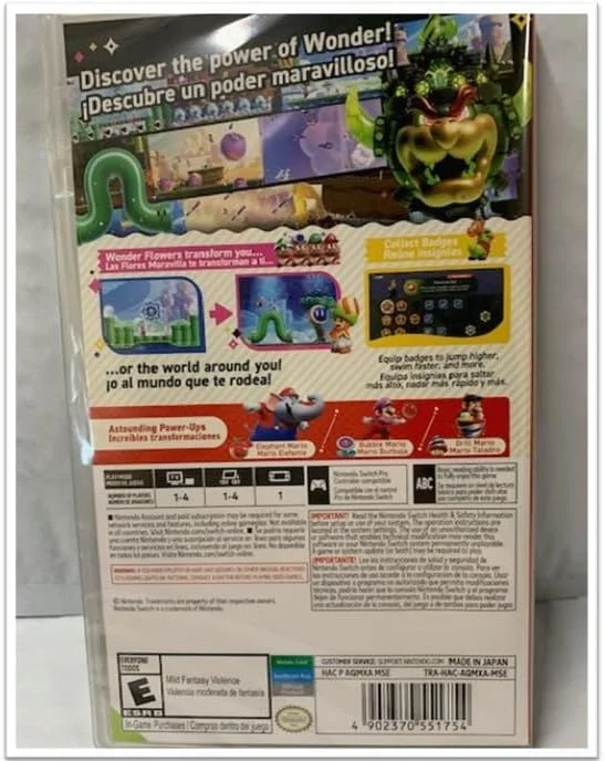 بازی ویدیویی نینتندو سوییچ Super Mario Bros Wonder