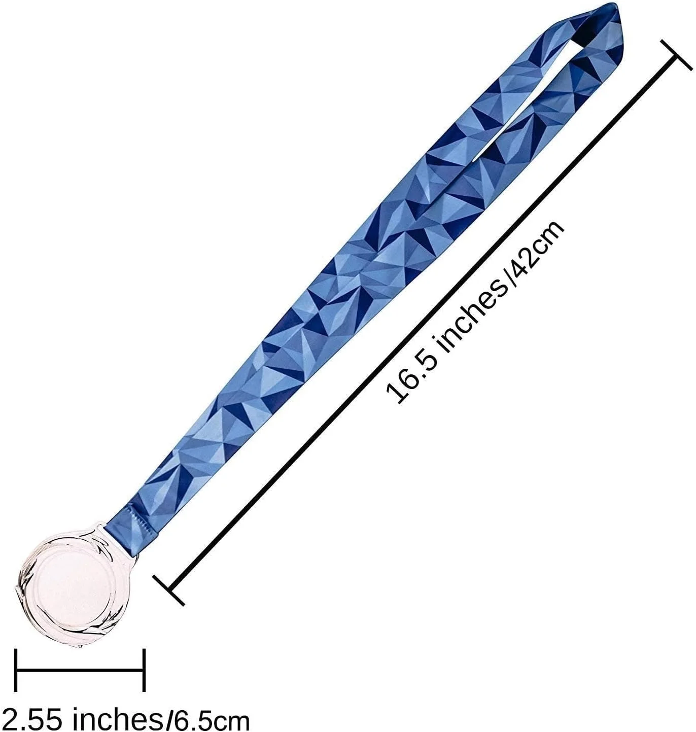 مدال های جایزه طلا نقره برنز THE WHITE SHOP با روبان گردنی V برای رویدادها، کلاس های درس، بازی های اداری و ورزشی، 12 عدد مدال فلزی سایز بزرگ.