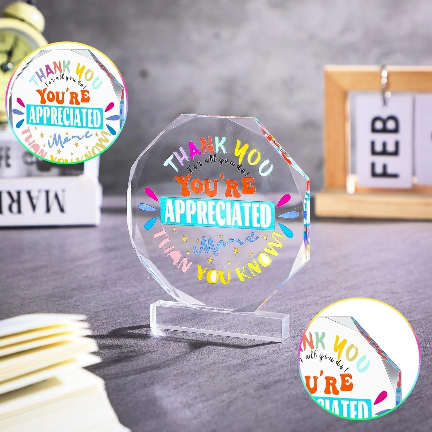 جایزه اکریلیک تقدیر، جایزه تقدیر از کارمند حرفه ای، جایزه دستاورد تیمی شیک برای همکاران، کارکنان و داوطلبان، پایان سال، هدیه بازنشستگی، هدیه نقطه عطف، بزرگ