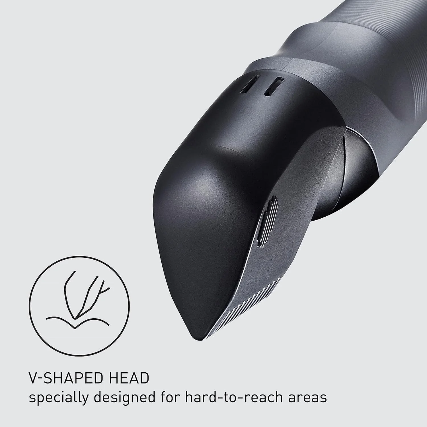 ماشین اصلاح بدن پاناسونیک برای آقایان، تریمر موی بدن برقی بی سیم مرطوب/خشک با 2 شانه، اصلاح چند جهته در نواحی حساس، مشکی، مجموعه 3 تکه