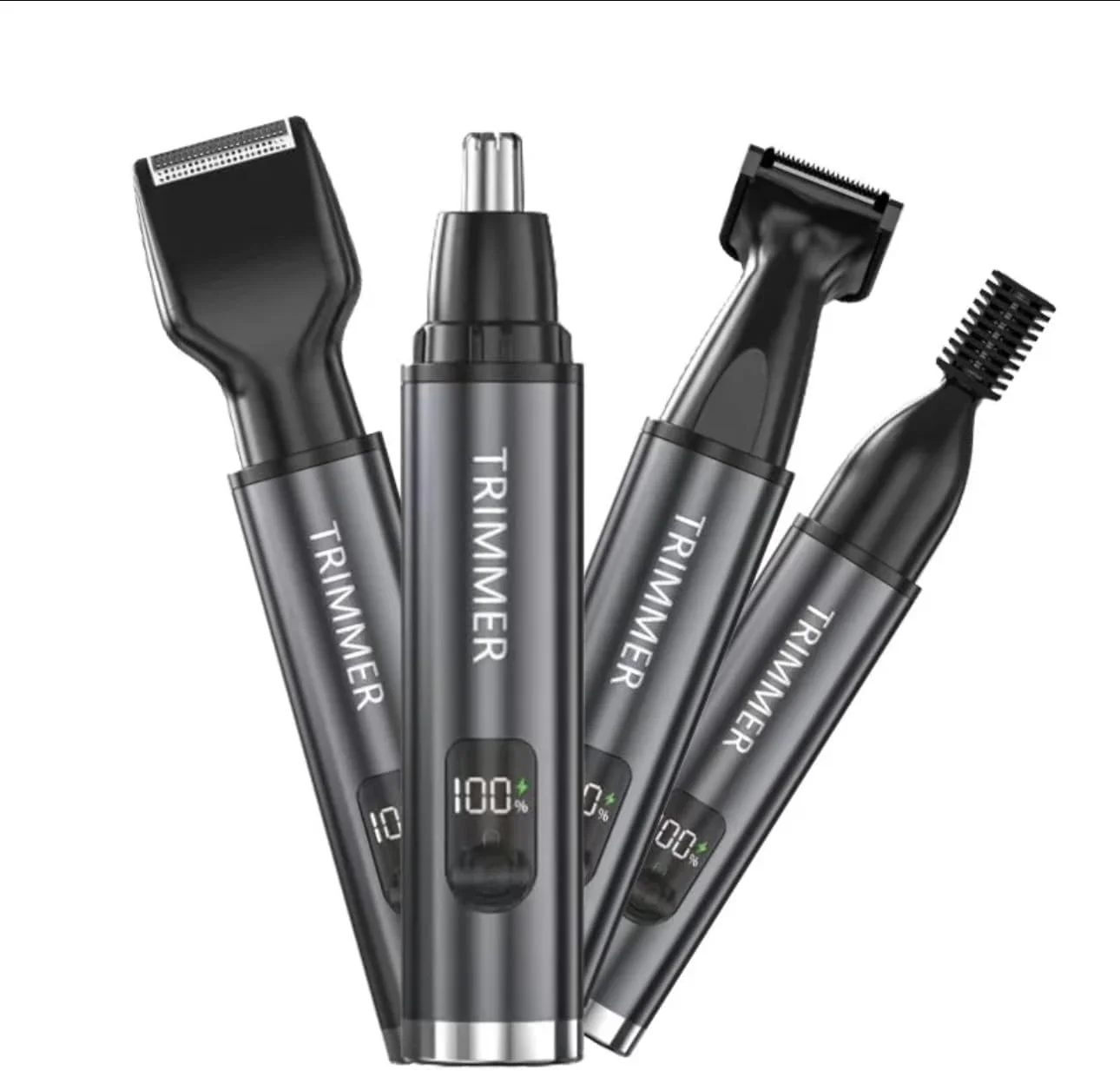 ست اصلاح چندکاره 4 در 1 نالاکال، شامل ماشین اصلاح ریش و موزن بینی، ابزاری ایده آل برای آراستگی آقایان