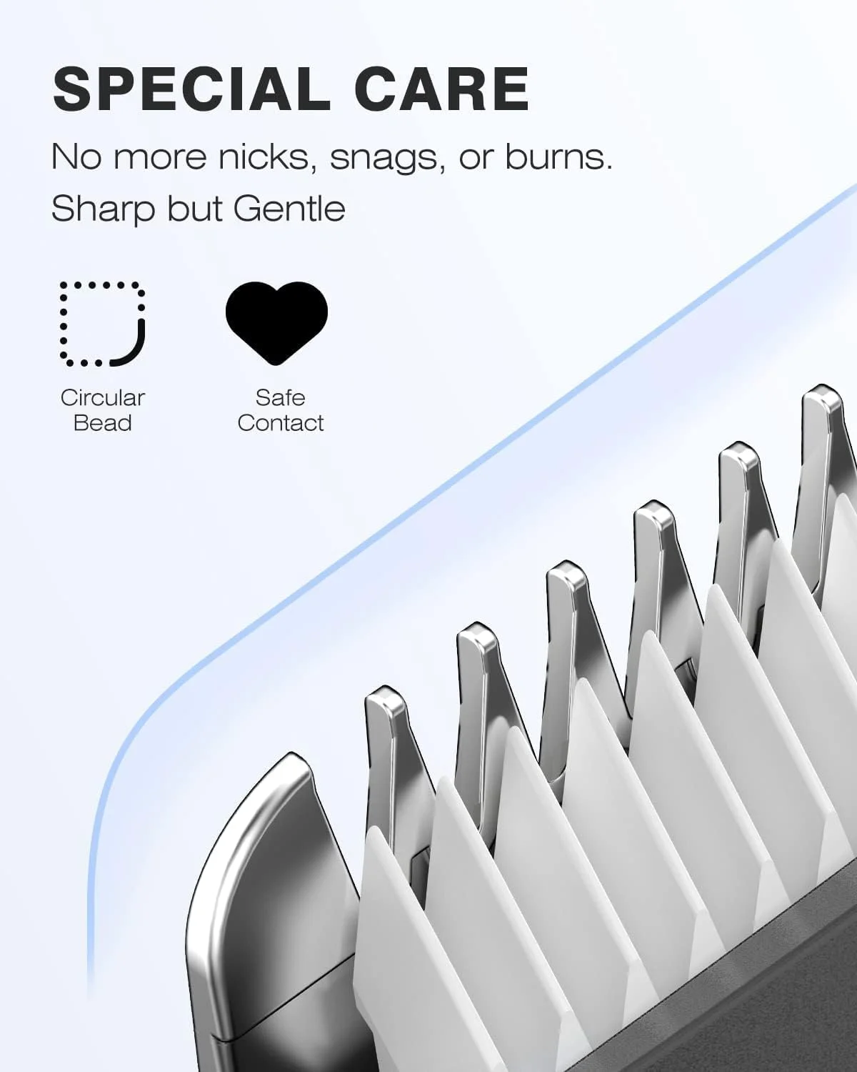 ست اصلاح و پیرایش موی بدن مردانه با تیغه سرامیکی قابل تعویض، ضد آب مناسب اصلاح خشک و مرطوب، 90 دقیقه اصلاح، مناسب برای آقایان (آبی)