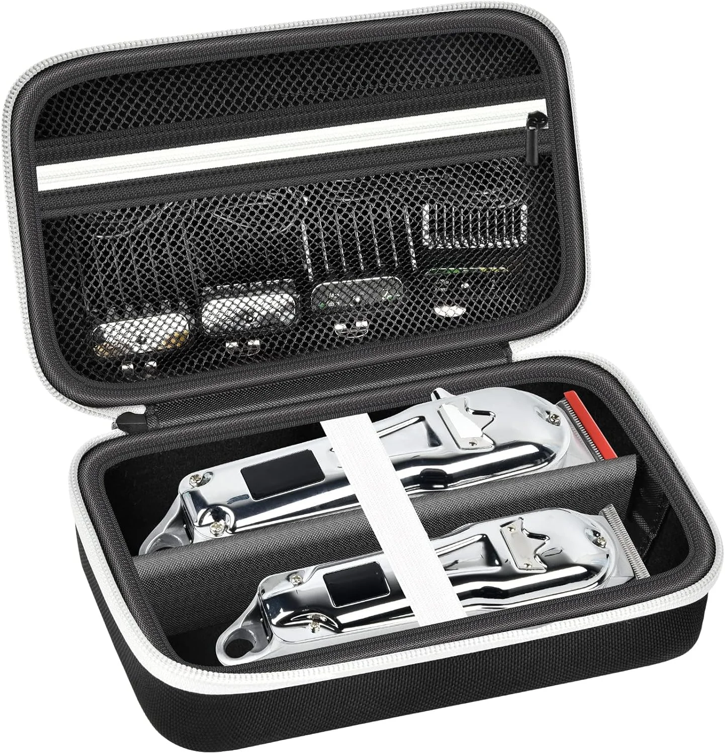 کیف محافظ ماشین اصلاح مو سازگار با Ufree/for AngFan/for Suprent/for GLAKER/for Romanda، نگهدارنده لوازم پیرایش ریش برای آرایشگرهای حرفه ای بی سیم و مجموعه اصلاح (فقط جعبه)