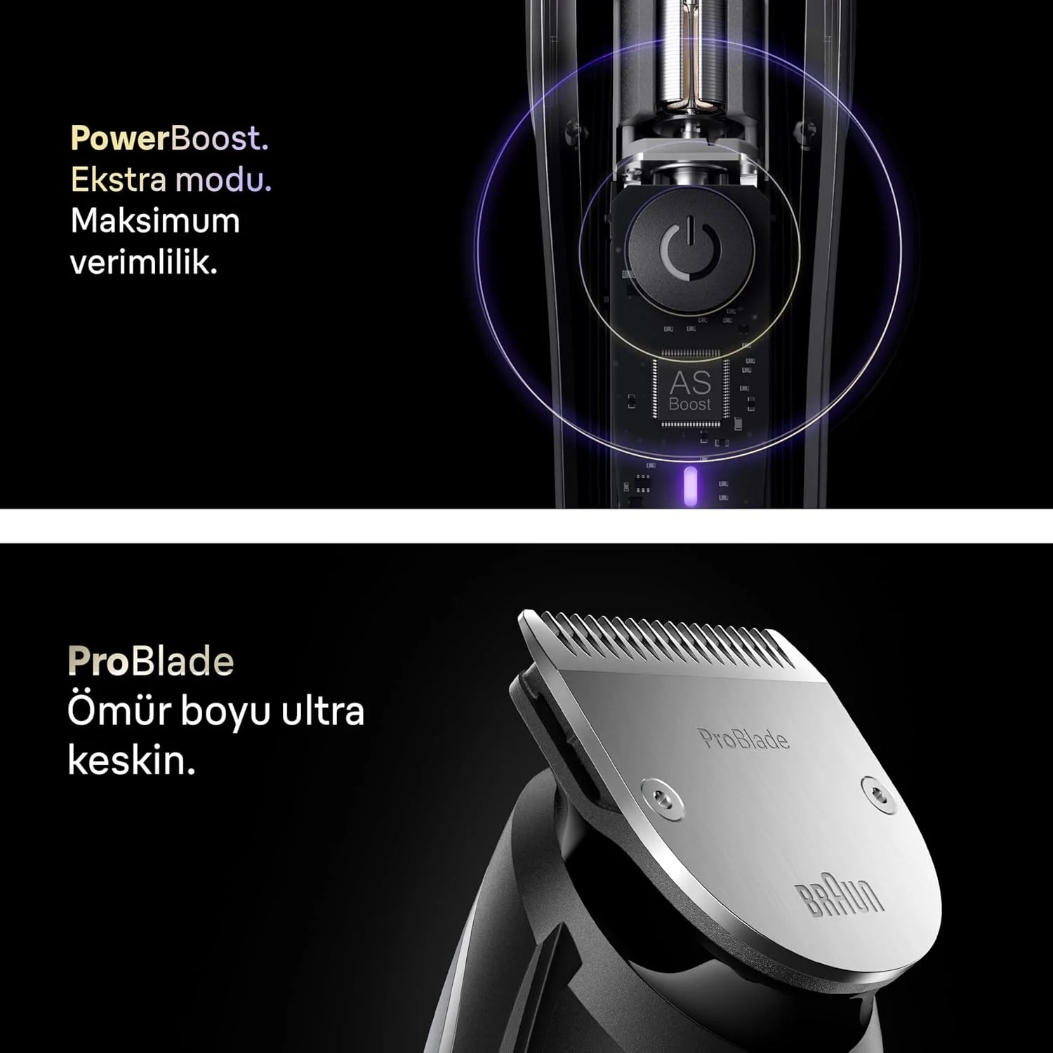 ماشین اصلاح ریش حرفه ای براون 9، مدل BT 9520 برای آقایان با 7 ابزار آرایشگری، تقویت قدرت و تیغه تیز ProBlade با عمر طولانی، 180 دقیقه عمر باتری، با قابلیت محو کردن، 52 طول، چرخ و قفل دقیق، ضد آب