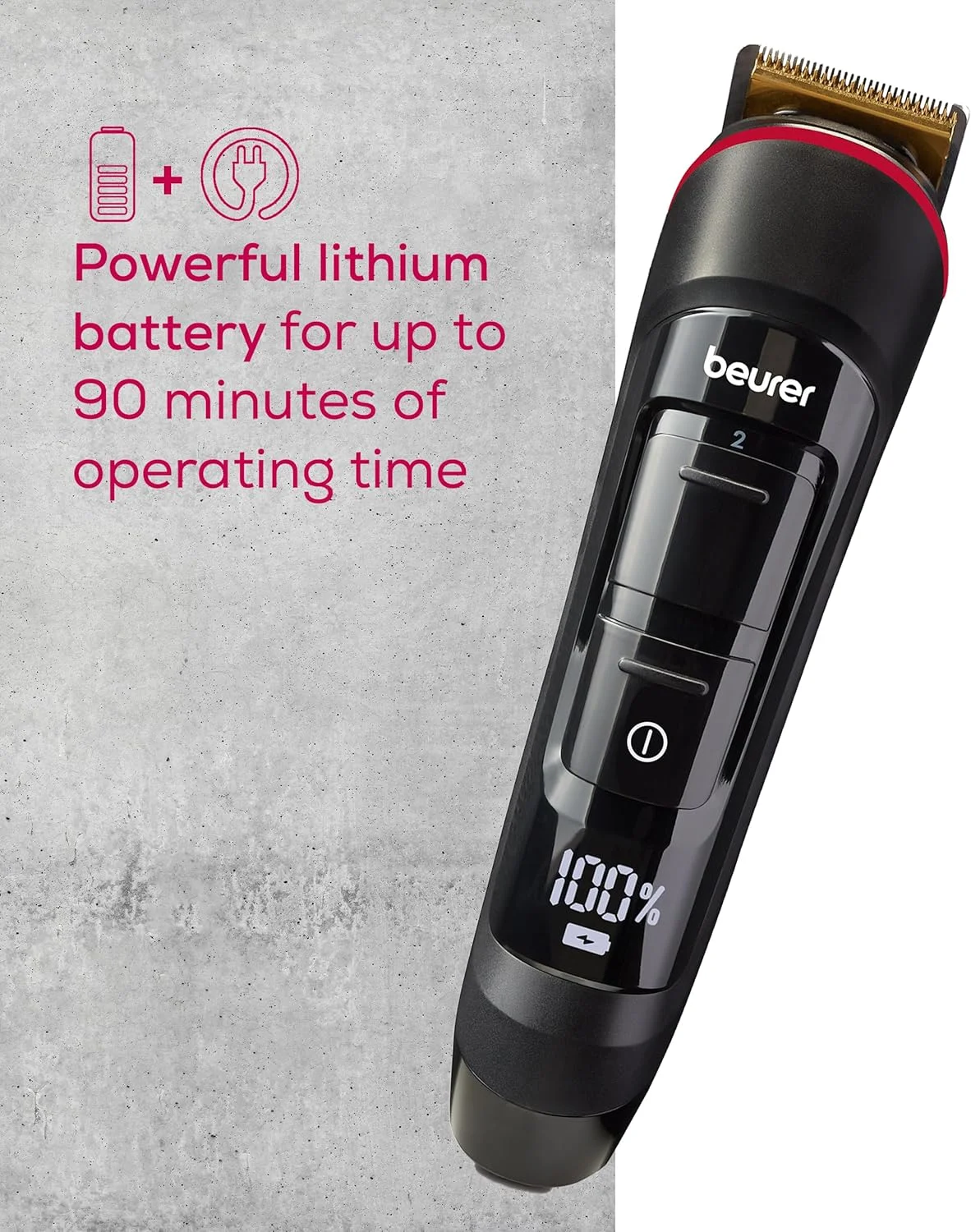 ماشین اصلاح ریش مردانه بورر | MN4X | ابزار حالت دهنده ریش ممتاز مردانه