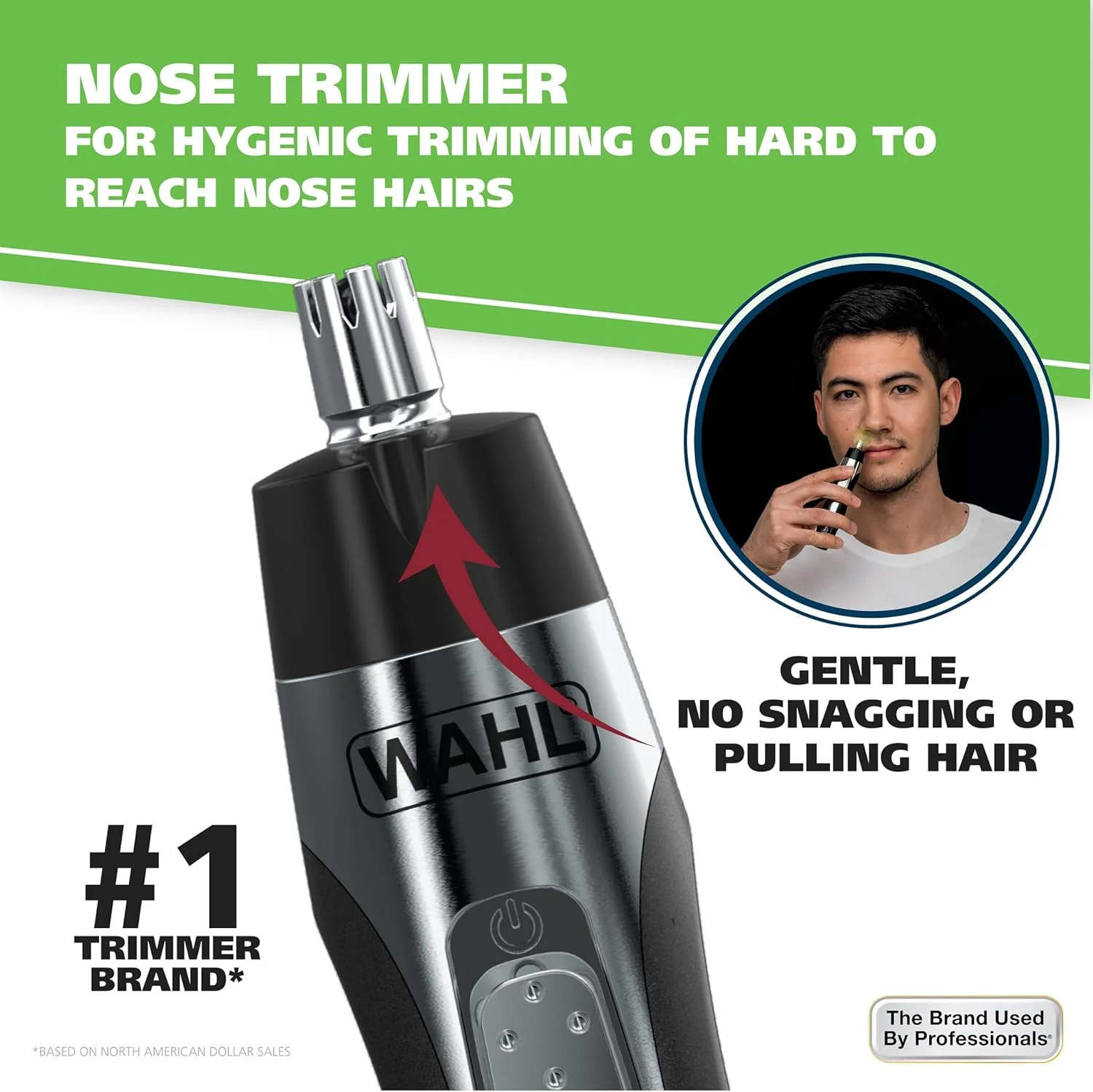 مو زن بینی چراغ دار با باتری Wahl برای آقایان و بانوان. اصلاح بدون درد و آسان موهای بینی، گوش و ابرو با چراغ داخلی، باتری شامل می شود. – مدل 3023283 مو زن بینی چراغ دار با باتری Wahl برای آقایان و بانوان. اصلاح بدون درد و آسان موهای بینی، گوش و ابرو با چراغ داخلی، باتری شامل می شود. – مدل 3023283