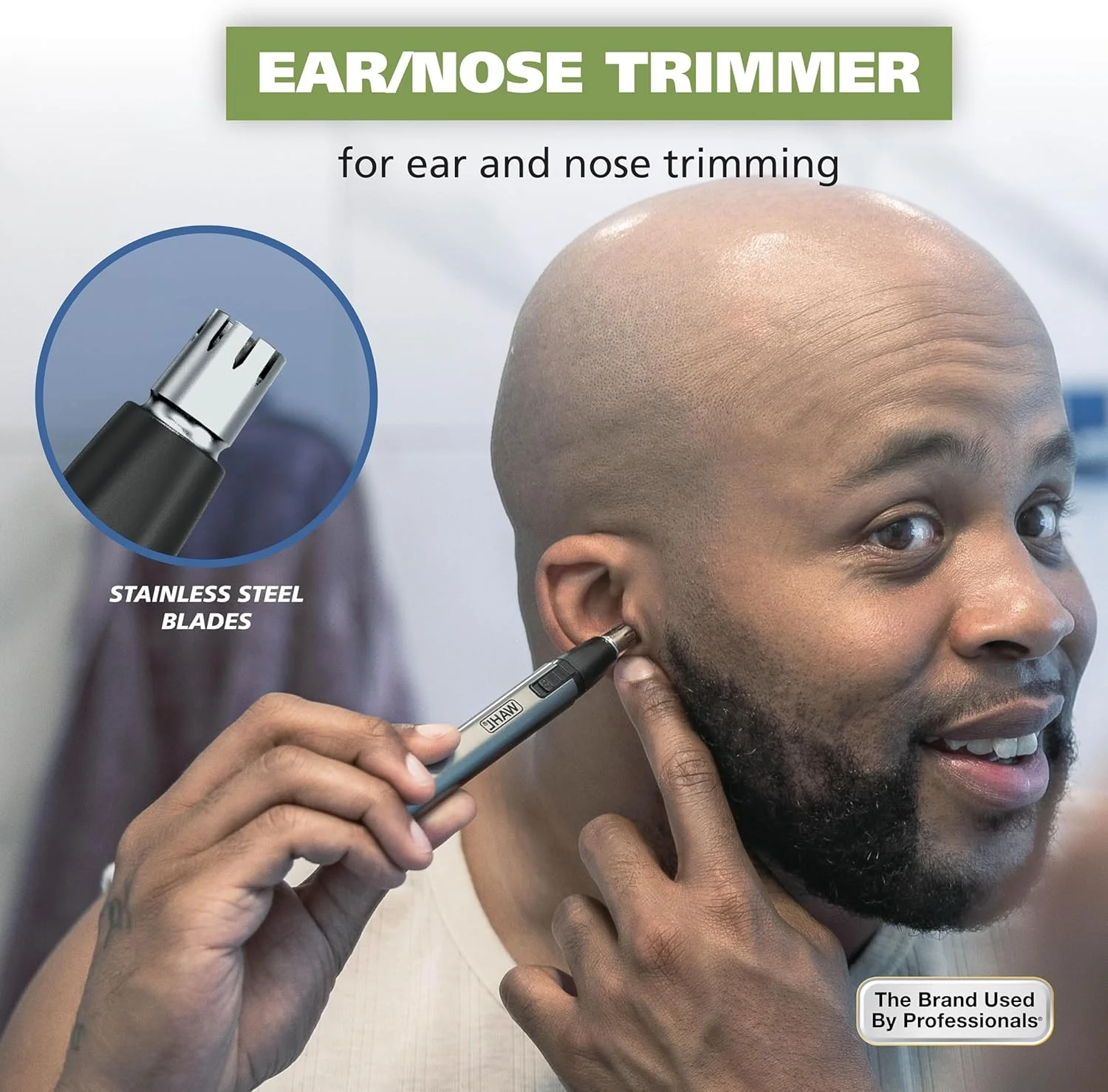 ماشین اصلاح شخصی باتری خور وال مدل Micro Groomsman برای اصلاح بهداشتی با سری های قابل شستشو و تعویض برای ابرو، خط گردن، بینی، گوش و سایر جزئیات - 05640-600 ماشین اصلاح شخصی باتری خور وال مدل Micro Groomsman برای اصلاح بهداشتی با سری های قابل شستشو و تعویض برای ابرو، خط گردن، بینی، گوش و سایر جزئیات - 05640-600