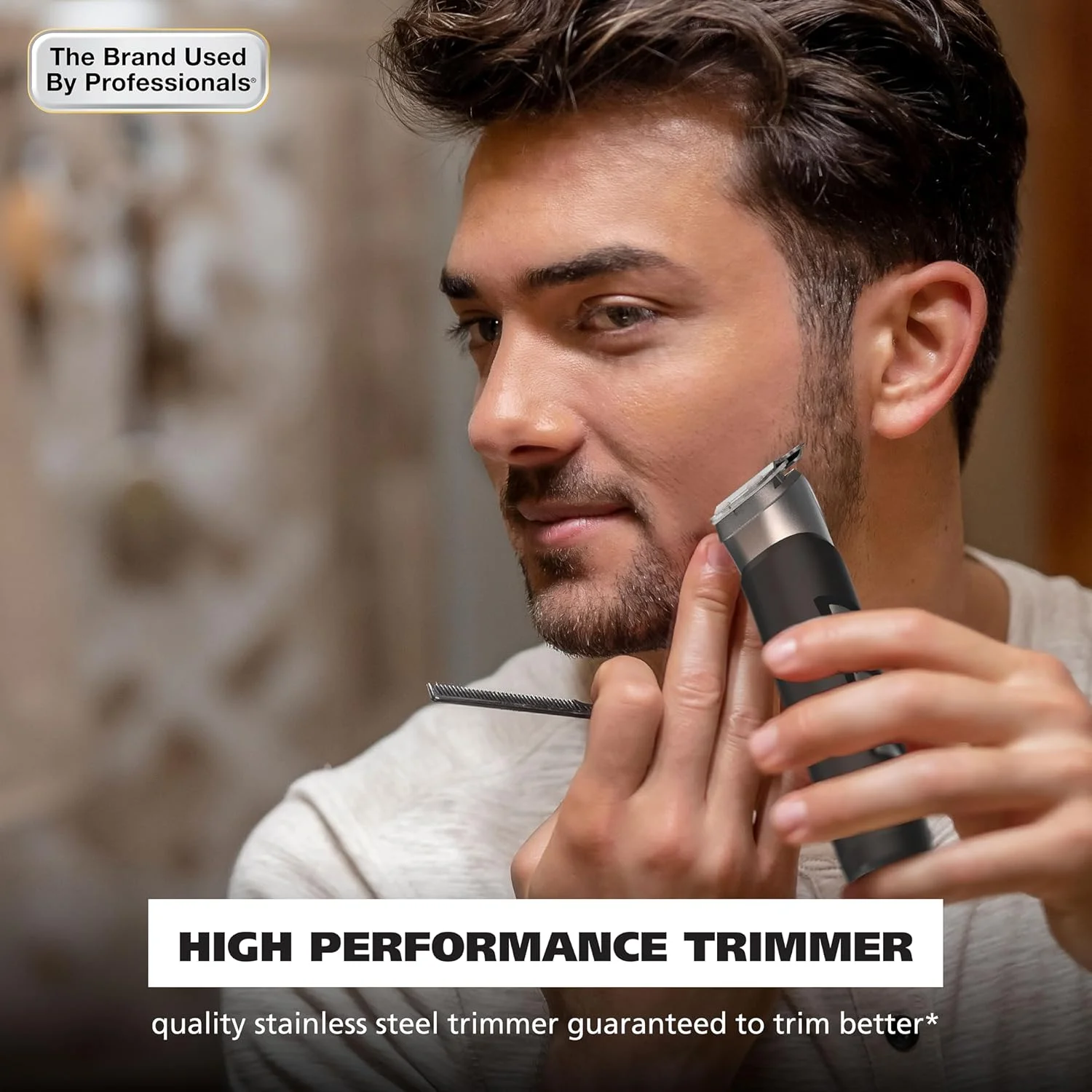 ماشین اصلاح ریش وال سری Pro مدل Forever Blade، استیل ضد زنگ، شارژی و بدون سیم، مناسب آقایان، با دسته ضد لغزش و شارژ USB، ساخت آمریکا - مدل 3026017 ماشین اصلاح ریش وال سری Pro مدل Forever Blade، استیل ضد زنگ، شارژی و بدون سیم، مناسب آقایان، با دسته ضد لغزش و شارژ USB، ساخت آمریکا - مدل 3026017