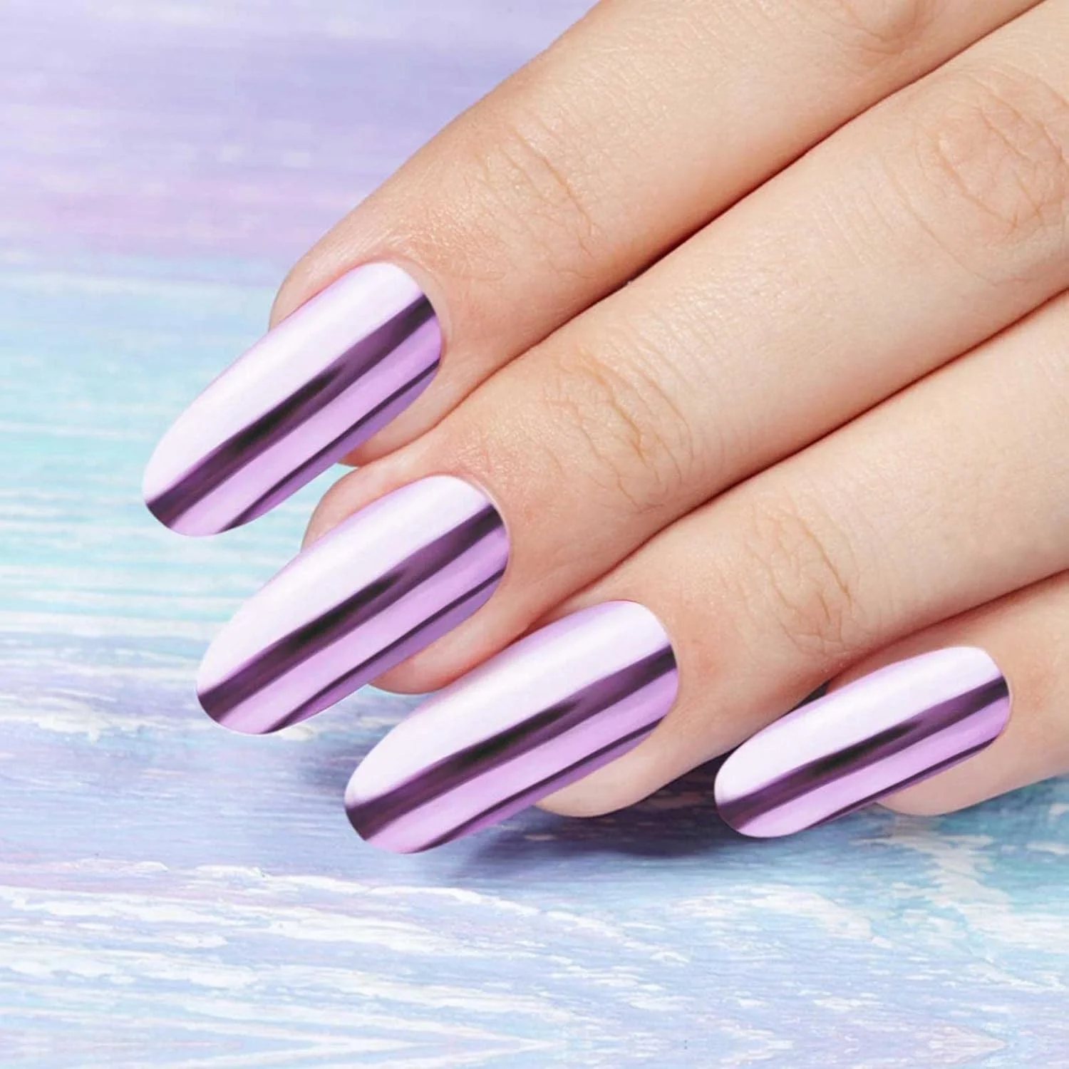 پودر کروم ناخن، پودر هولوگرافیک ناخن با جلوه آینه ای متالیک و پیگمنت رنگین کمانی، پودر اکلیلی، مناسب طراحی ناخن در خانه به همراه ابزار اسفنجی پودر کروم ناخن، پودر هولوگرافیک ناخن با جلوه آینه ای متالیک و پیگمنت رنگین کمانی، پودر اکلیلی، مناسب طراحی ناخن در خانه به همراه ابزار اسفنجی