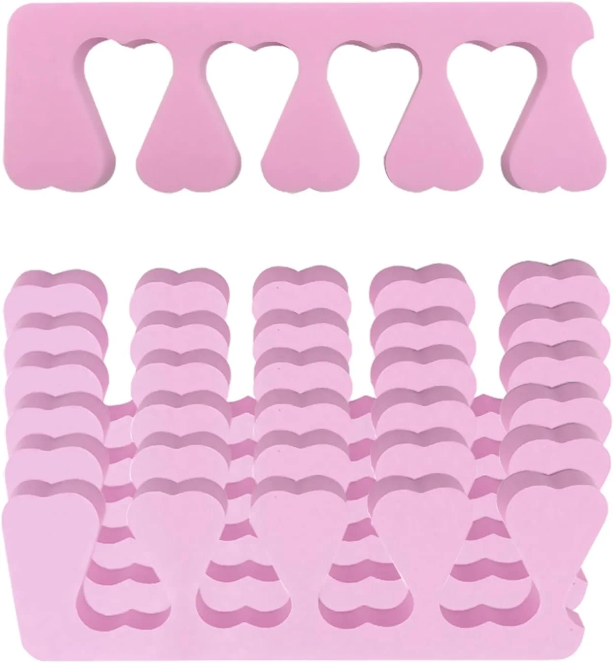 ۶ عدد جداکننده انگشت پا اسفنجی برای پدیکور و طراحی ناخن مردانه و زنانه