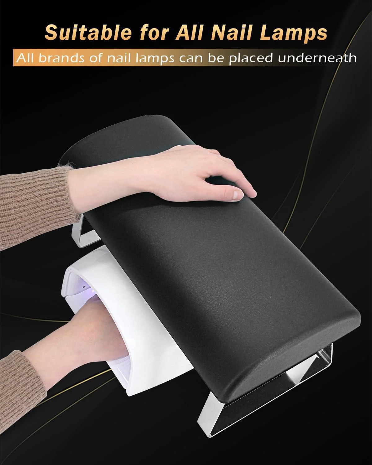 بالشتک زیر دستی و پدیکور پا AONOLOVO، بالشتک ضخیم زیر دستی ناخن، مناسب استفاده در سالن و اسپا، ضد آب، ضد لغزش و بادوام بالشتک زیر دستی و پدیکور پا AONOLOVO، بالشتک ضخیم زیر دستی ناخن، مناسب استفاده در سالن و اسپا، ضد آب، ضد لغزش و بادوام