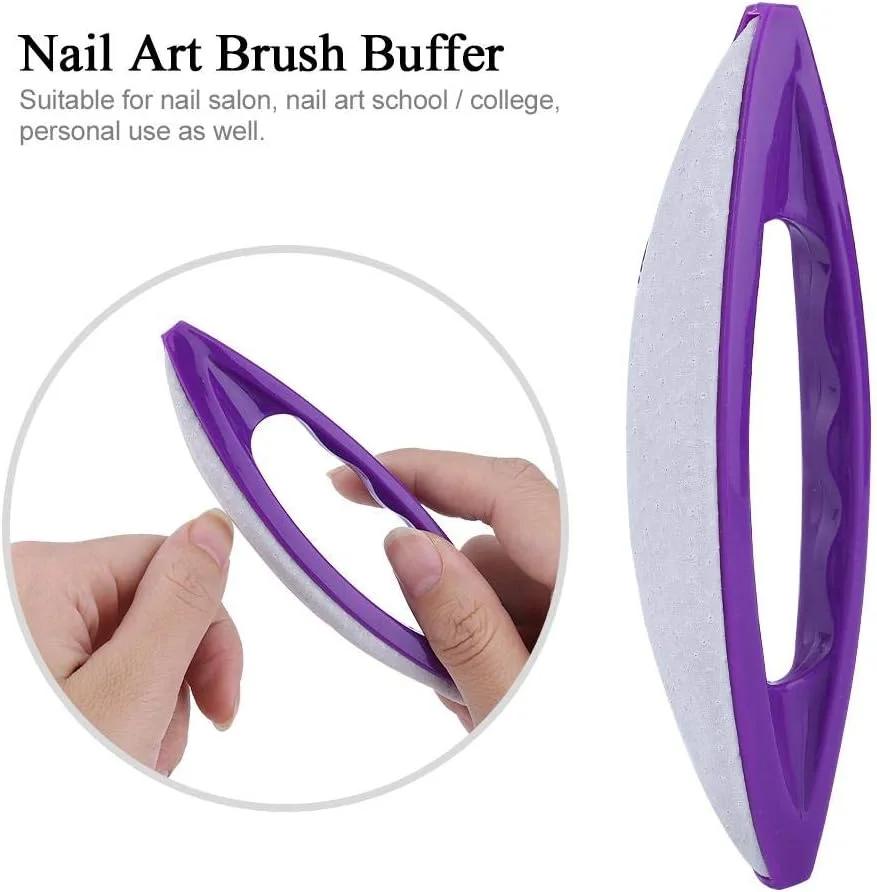 مجموعه لاک ناخن کرمی Delaman، کیت ابزار نوار پولیش چرمی، مانیکور و پدیکور سالنی، 3 تکه