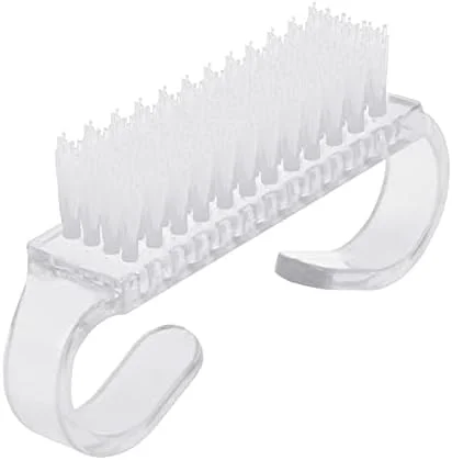 ست ۳ عددی برس کوچک تمیز کننده ناخن برای مانیکور و پدیکور، ابزار تمیز کردن ناخن (سفید)