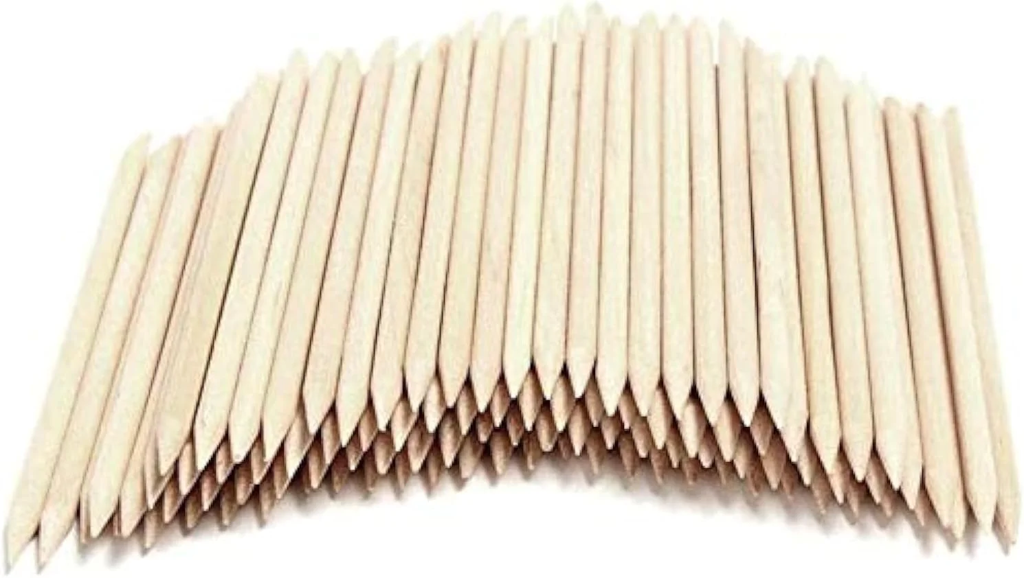 200 عدد چوب نارنجی - ابزار چند منظوره دو طرفه برای مانیکور و پدیکور، تمیز کردن لاک ناخن، از بین بردن پوست های مرده - 110 میلی متر با سر نوک تیز و سر صاف 200 عدد چوب نارنجی - ابزار چند منظوره دو طرفه برای مانیکور و پدیکور، تمیز کردن لاک ناخن، از بین بردن پوست های مرده - 110 میلی متر با سر نوک تیز و سر صاف