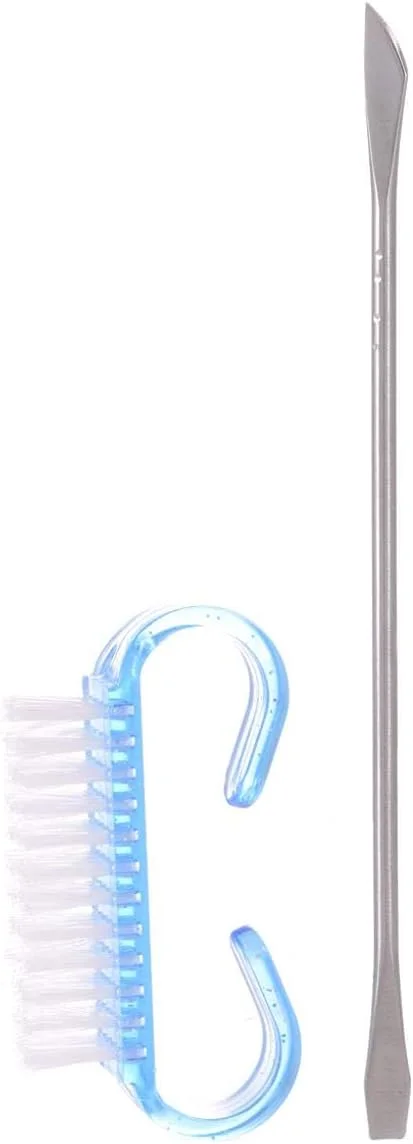 ابزار برس و عقبراننده ناخن برای مانیکور و پدیکور (آبی) ابزار برس و عقبراننده ناخن برای مانیکور و پدیکور (آبی)