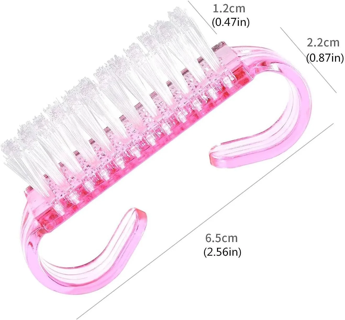 مجموعه 4 عددی برس دسته دار ناخن، برس های تمیز کننده ناخن برای انگشتان پا و تمیز کننده ناخن، برس های پدیکور برای مردان و زنان