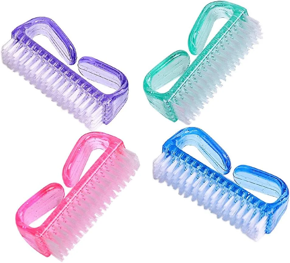 برس دسته دار ناخن Hupos، برس های تمیز کننده ناخن برای انگشتان پا و پاک کننده ناخن، برس های پدیکور برای مردان و زنان، بسته 4 عددی از NATUREBELLE برس دسته دار ناخن Hupos، برس های تمیز کننده ناخن برای انگشتان پا و پاک کننده ناخن، برس های پدیکور برای مردان و زنان، بسته 4 عددی از NATUREBELLE