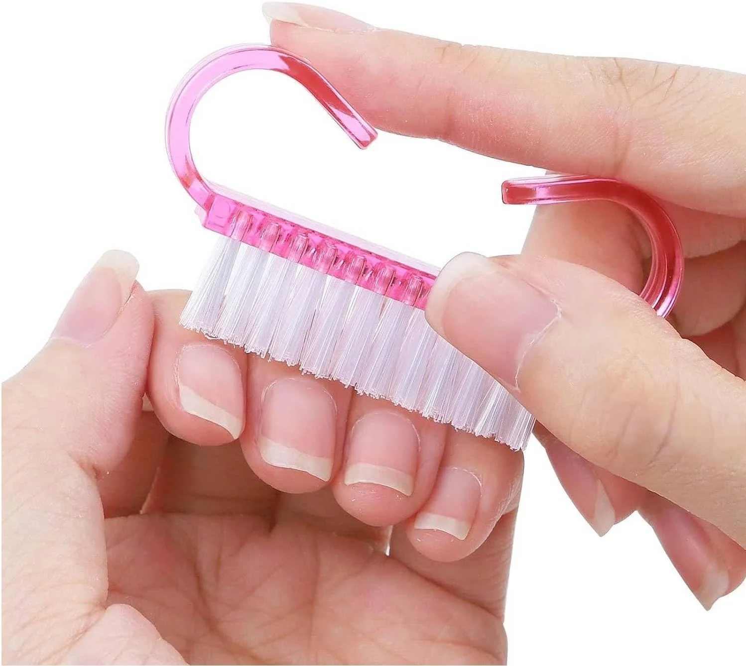 مجموعه 4 عددی برس دسته دار ناخن، برس های تمیز کننده ناخن برای انگشتان پا و تمیز کننده ناخن، برس های پدیکور برای مردان و زنان