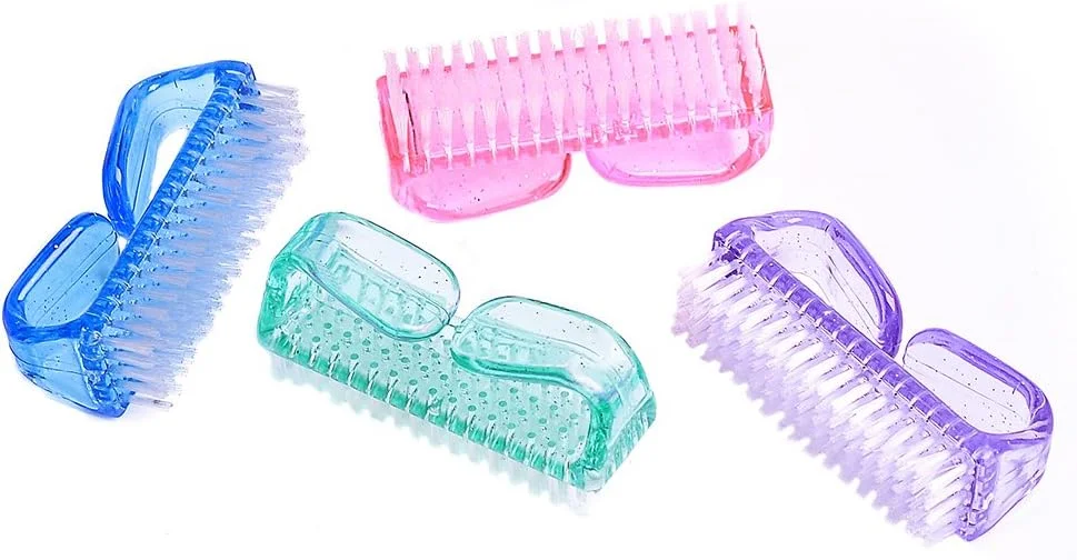 برس دسته دار ناخن Hupos، برس های تمیز کننده ناخن برای انگشتان پا و پاک کننده ناخن، برس های پدیکور برای مردان و زنان، بسته 4 عددی از NATUREBELLE برس دسته دار ناخن Hupos، برس های تمیز کننده ناخن برای انگشتان پا و پاک کننده ناخن، برس های پدیکور برای مردان و زنان، بسته 4 عددی از NATUREBELLE