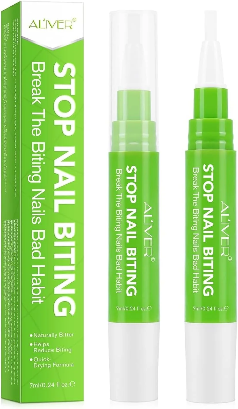 محلول درمان جویدن ناخن برای کودکان، بازدارنده مکیدن انگشت شست، پیشگیری از جویدن ناخن برای کودکان، فرمول تلخ گیاهی ایمن و طبیعی، ترمیم و مراقبت از ناخن های آسیب دیده - 7 میلی لیتر